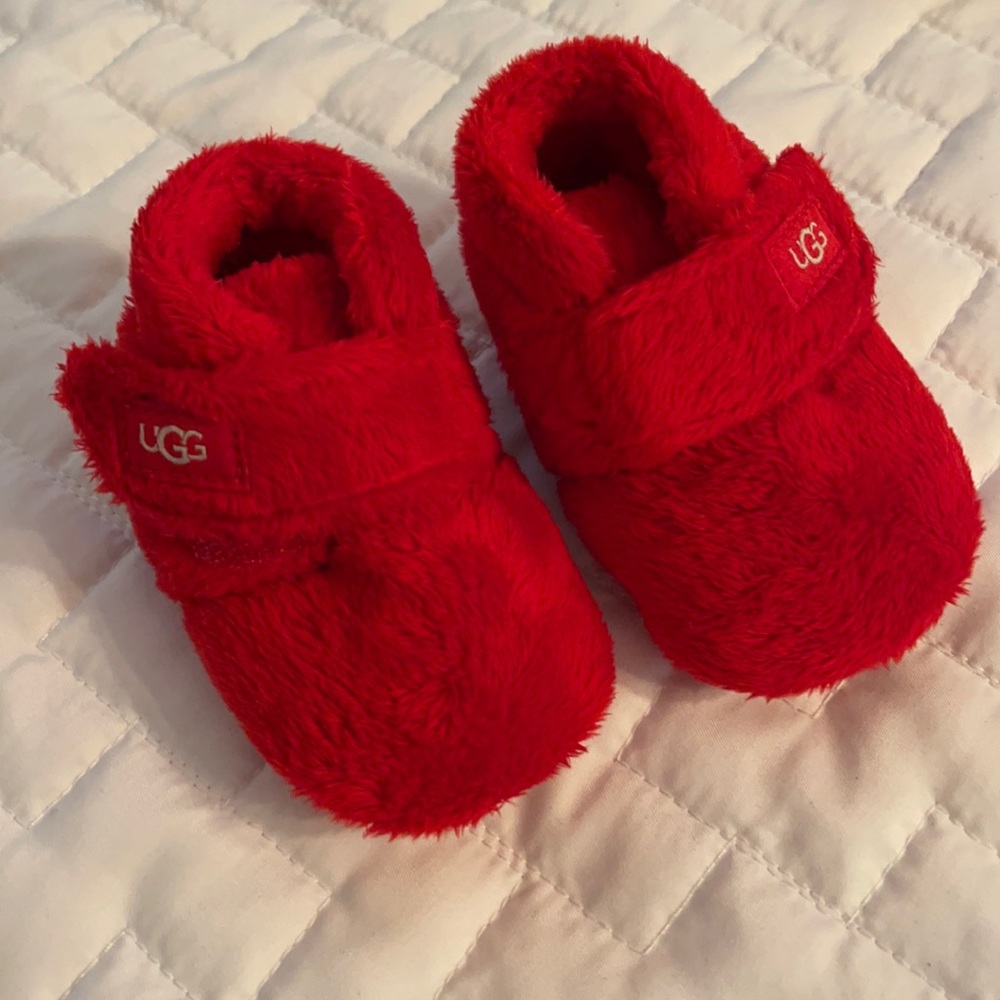 UGGS.  Infant size 0/1. Red.